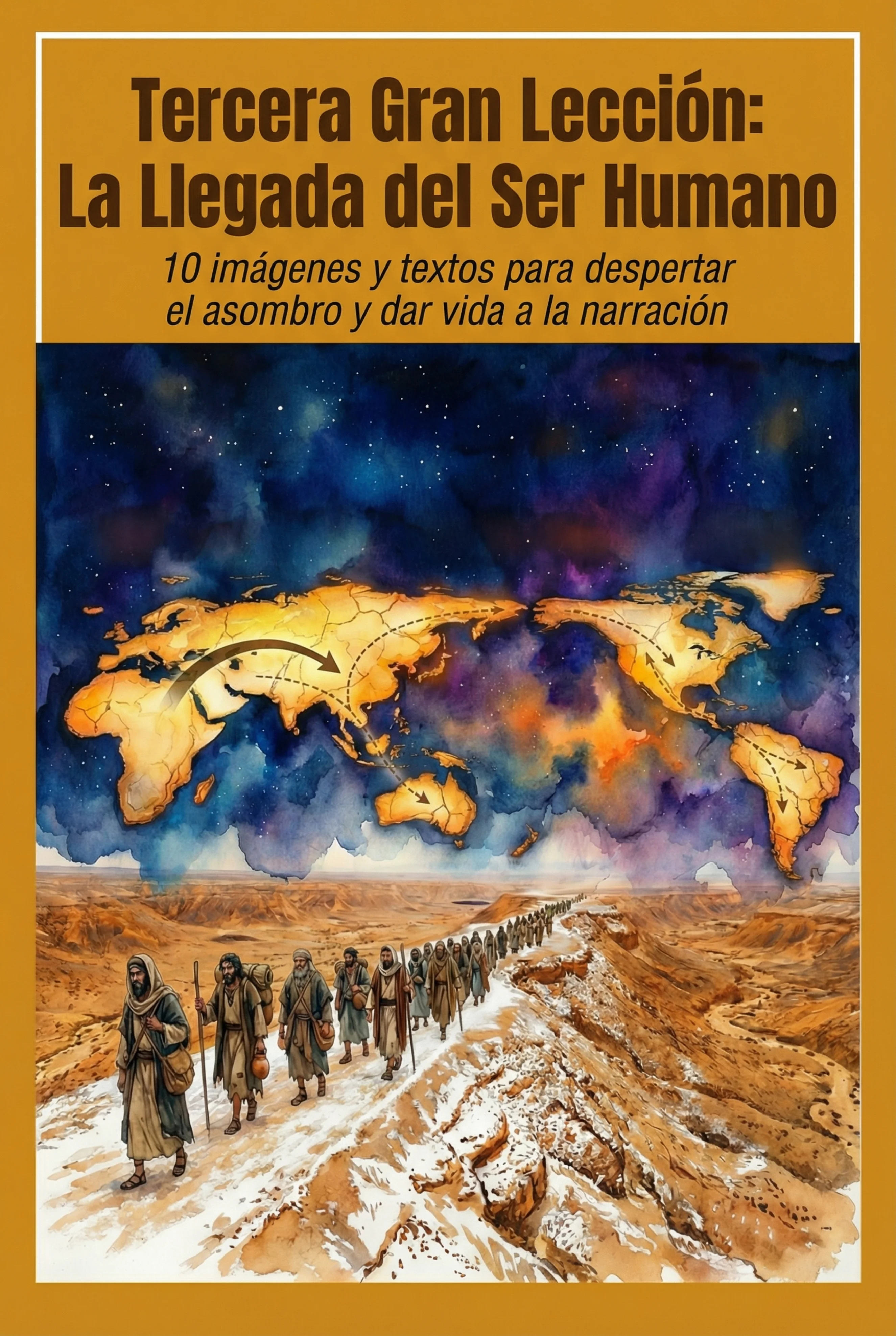 Tercera Gran Lección: La Llegada del Ser Humano – Material Visual (Montessori)