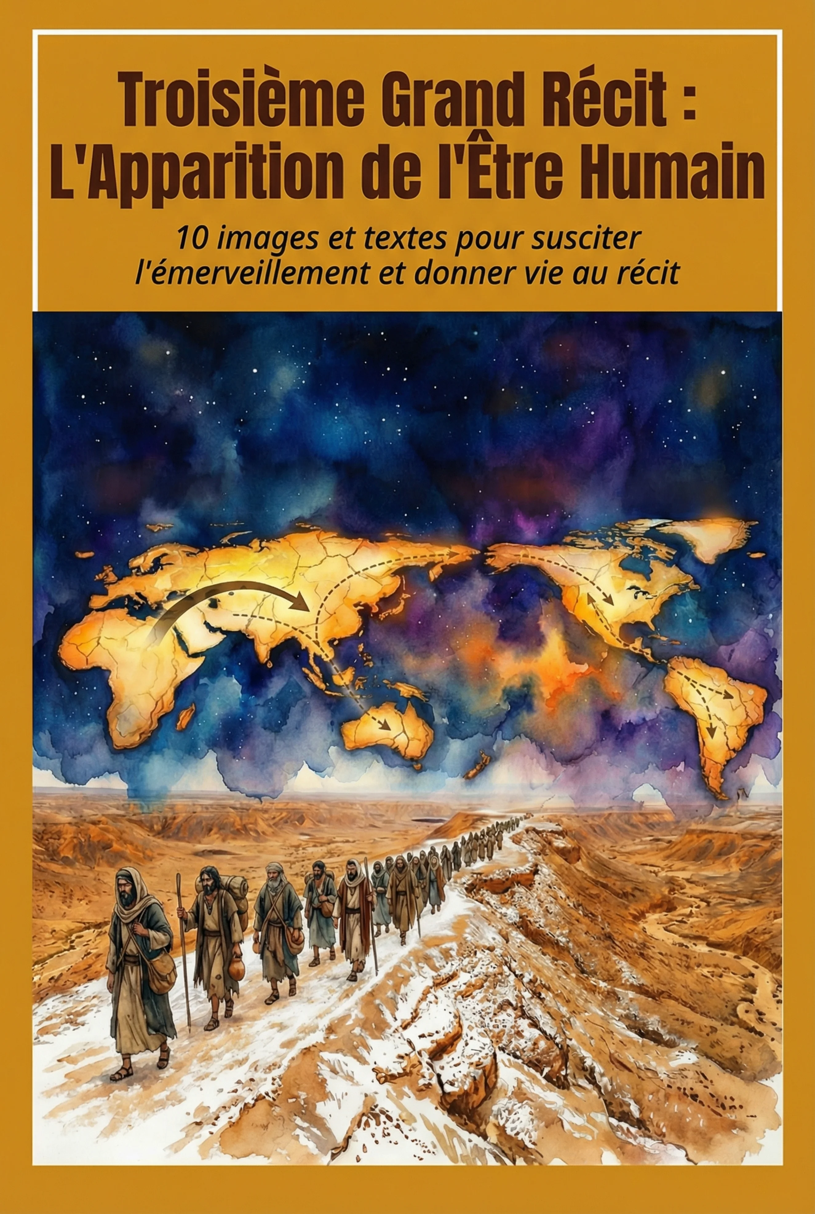 Troisième Grand Récit : L'Apparition de l'Être Humain – Matériel Visuel (Montessori)