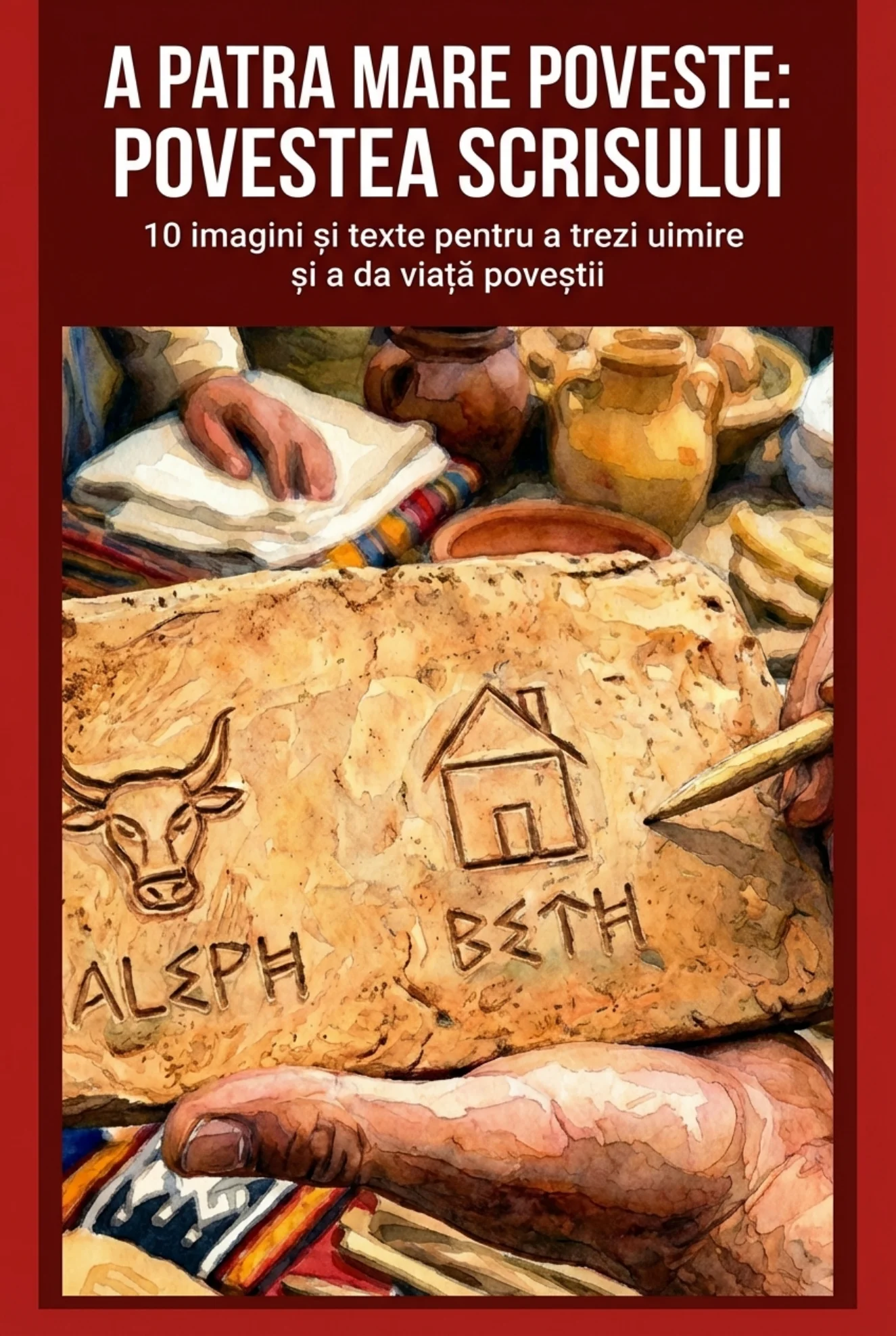 A Patra Mare Poveste: Povestea Scrisului – Material Vizual (Montessori)